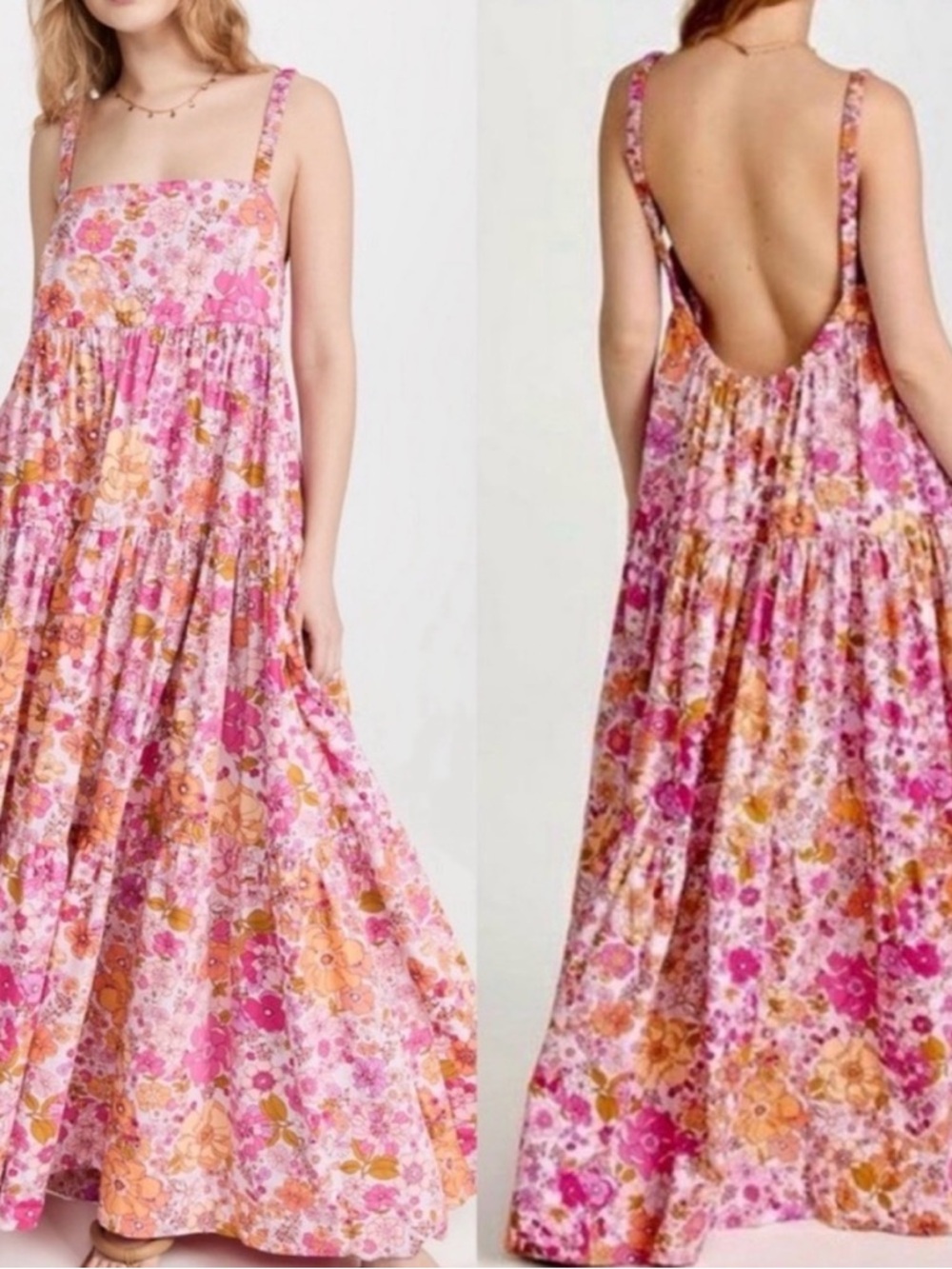 Free People Floral Maxi Dress
